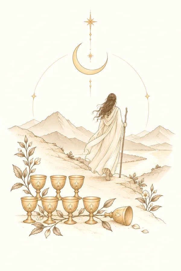Eight of Cups Love Meaning: Walking Away, Explained