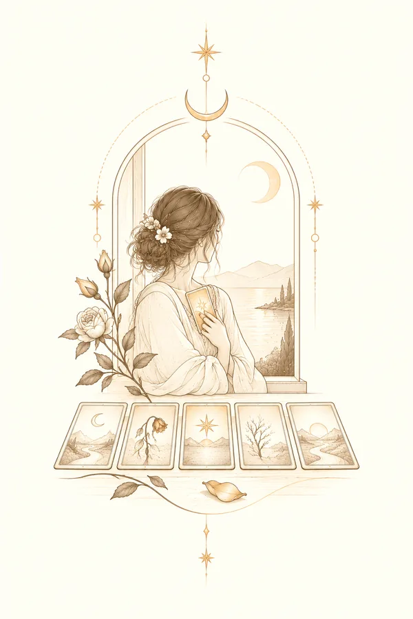 Unrequited Love Tarot Spread: A 5-Card Reading